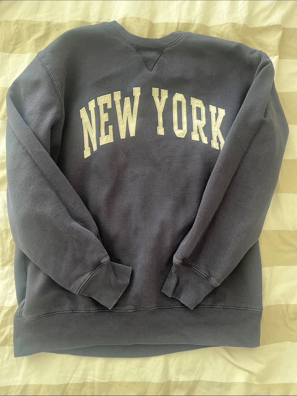 Brandy Melville oversized sweatshirt with Cream "NEW YORK" Lettering